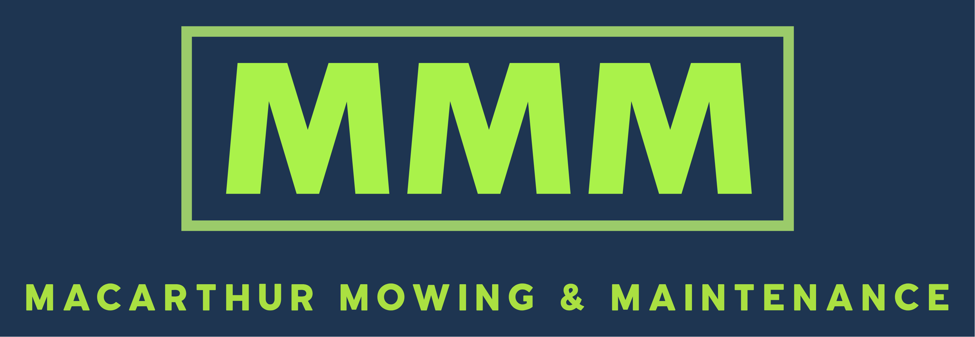 Macarthur Mowing & Maintenance Logo
